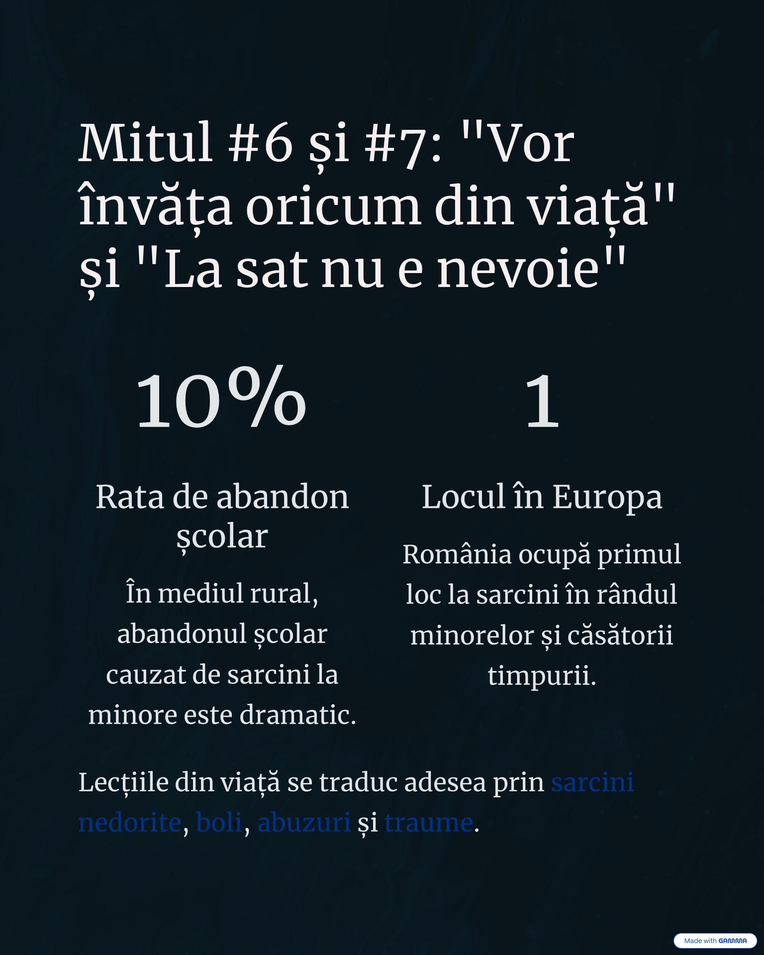 Sarcini la minore 7